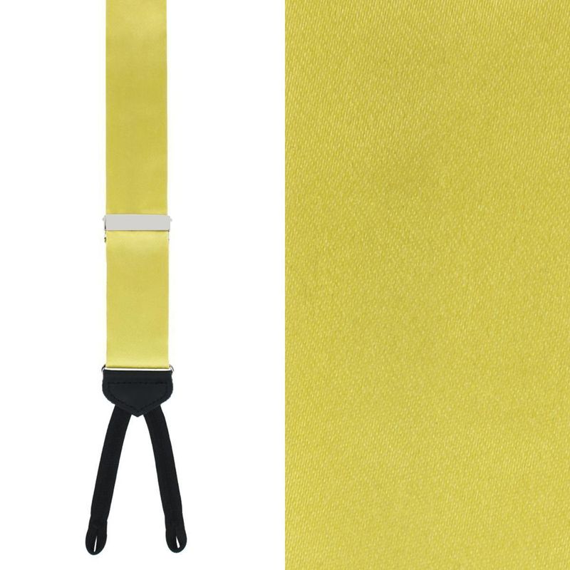 Trafalgar Men's Sutton Solid Color Silk Formal End Suspenders — image 2 of 3